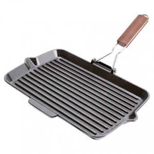 Fontignac Grillpan - gietijzer - rechthoekig - 34x21cm